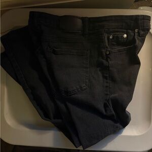 Reset Denim relaxed Black Jeans men’s 34x30 100% Cotton